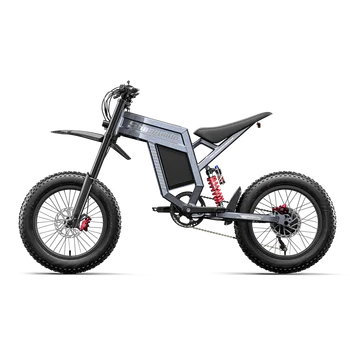 Bicicletta elettrica fuoristrada Shengmilo S900, batteria 60V 30Ah, 1500W, freni idraulici, doppio ammortizzatore, ruote da 20 pollici.