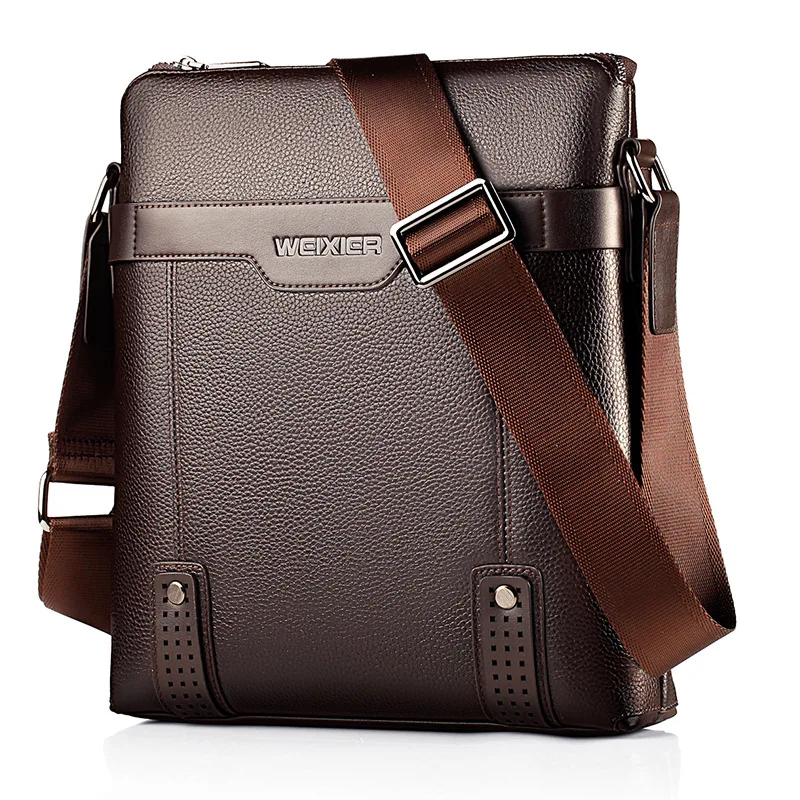 

WEIXIER 2021 New Men's Bag Shoulder Bag Messenger Bag Business Briefcase Backpack Vertical Square Bag Crossbody bags mens zaino