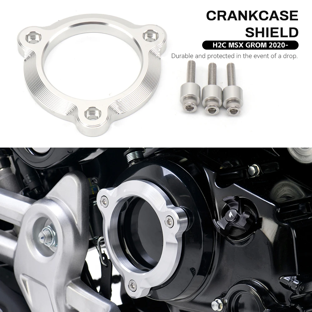 

Engine Case Crash Slider Protector For HONDA H2C MSX GROM 2020 - 2022 Motorcycle Accessories Crankcase Cover Guard H2C Msx Grom