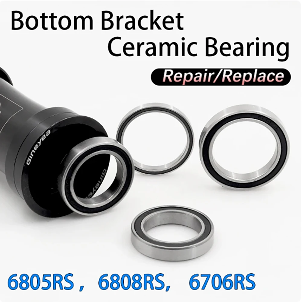 

Bicycle Bottom Brackets Ceramic Bearing Repair and Replace PF30 BB30 BB79 BSA24 6805RS 6806RS 6706RS BB92 Bike Parts BB 24mm30mm