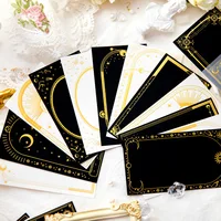 12pcs/lot Memo Pads Material Paper Sparkling Star Junk Journal Scrapbooking paper Cards Background Decoration Paper stationery 2