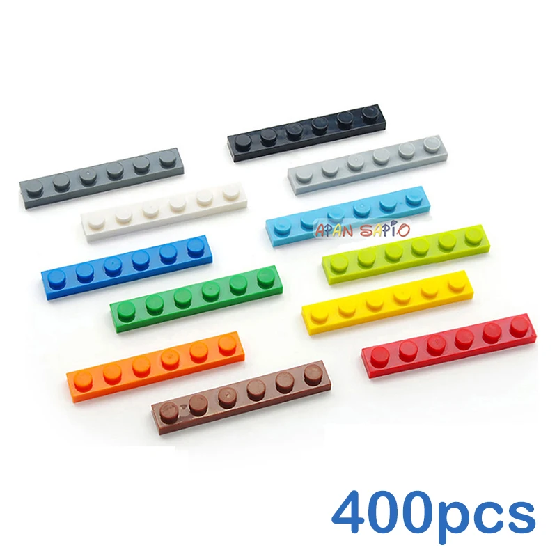 400 stücke Dünne Zahlen Bricks 1x6 Punkte DIY Bausteine 12 Farbe Pädagogisches Kreatives Spielzeug für Kinder größe Kompatibel Mit 3666