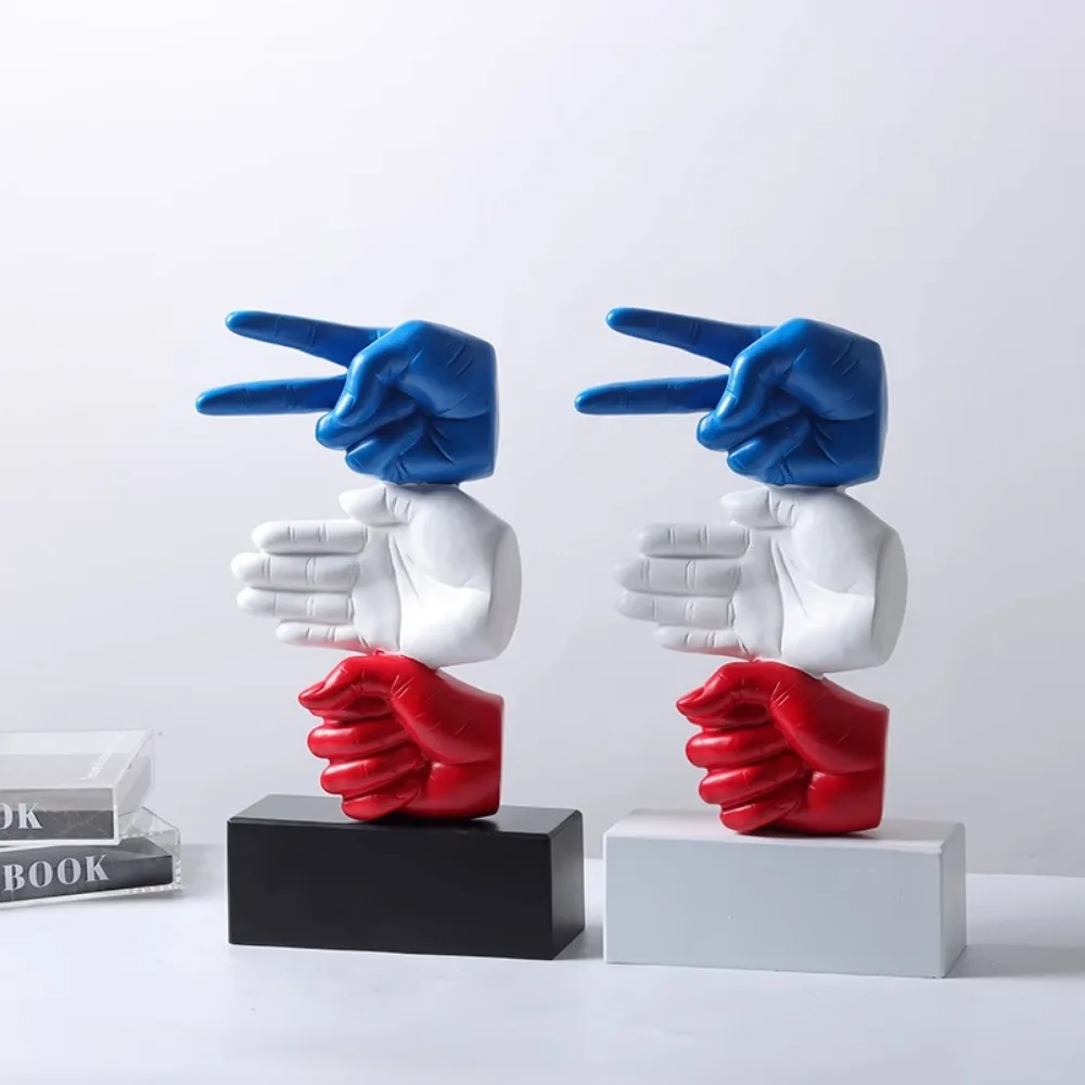 

Скандинавские жесты, скульптура, украшения для гостиной, крыльца, винный шкаф, Настольная мебель для отеля, ремесла, подарки на день рождения