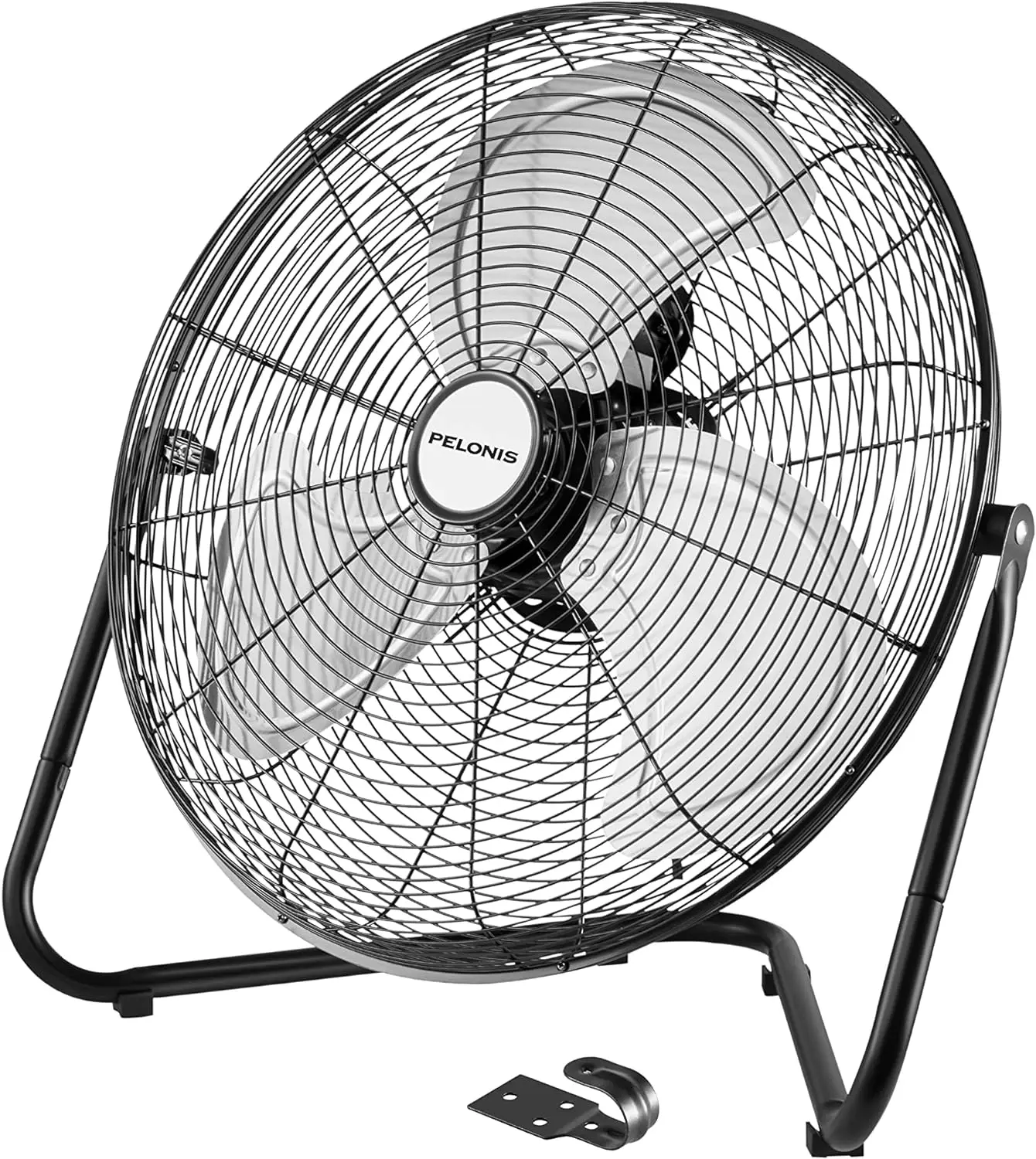 

Pelonis Fan 20 Inch Floor Fan | Heavy Duty All Metal High Velocity Floor Fan with 3-Speeds| Adjustable Tilting Head