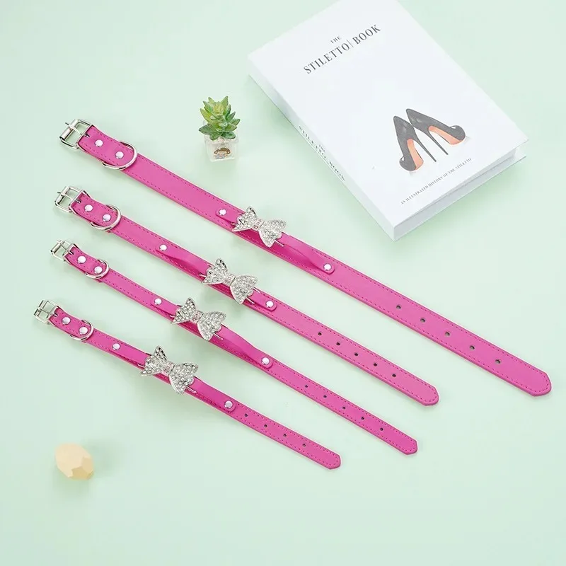 PU Leather Dog Collar for Small Medium Larger Dogs