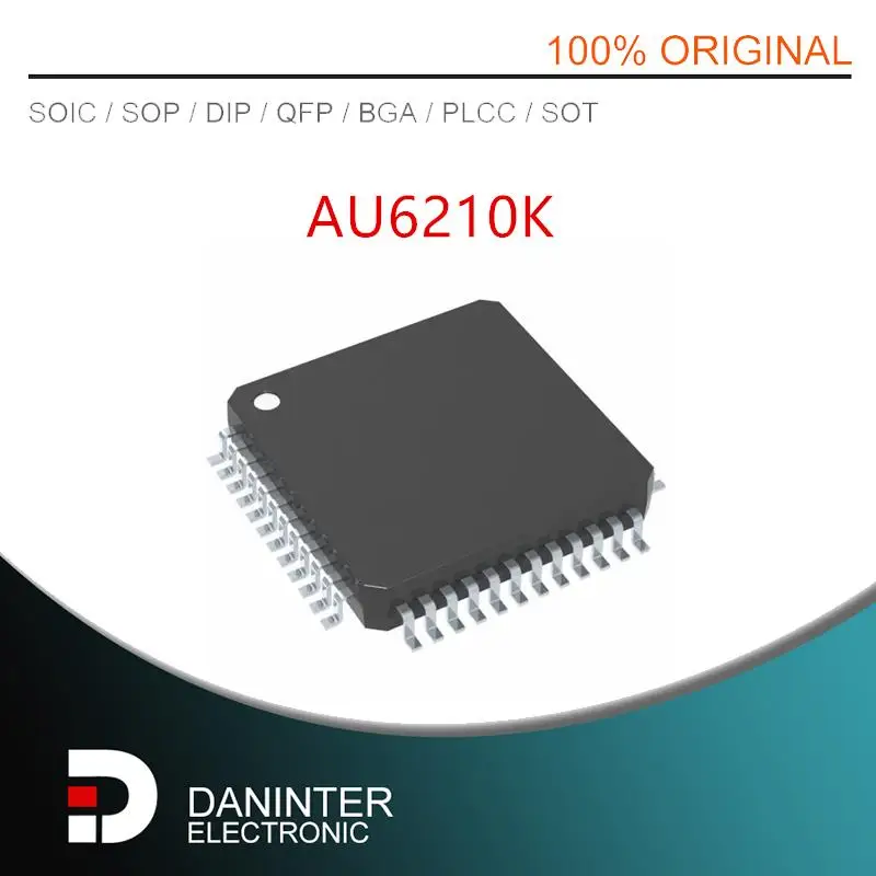 NEW 2PCS/LOT  AU6210K AU6210 AU621OK LQFP48