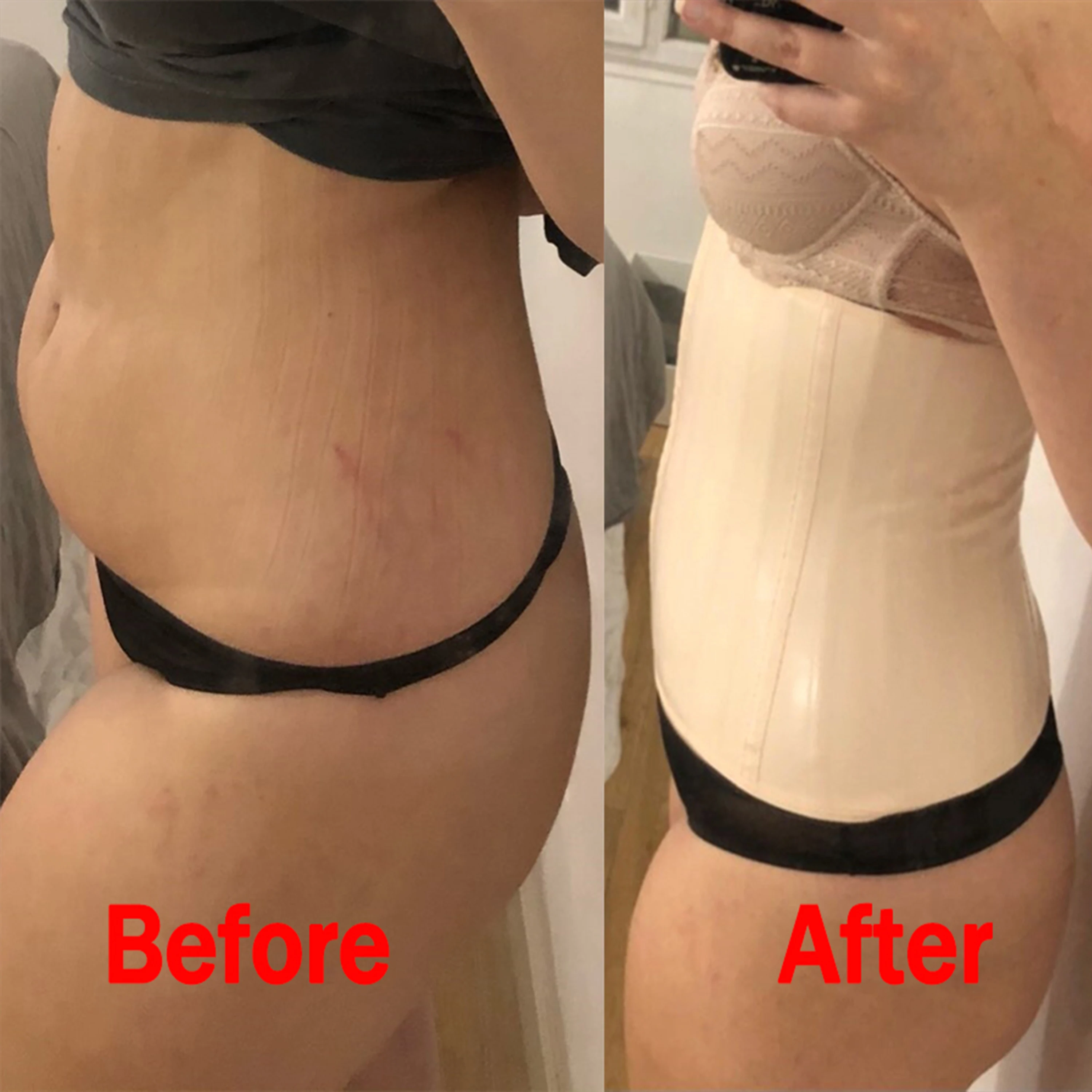 Corsé de látex para mujer, entrenador de cintura, cinturón delgado para el vientre, moldeador de cuerpo, correa de modelado de acero 25, Fajas Colombianas