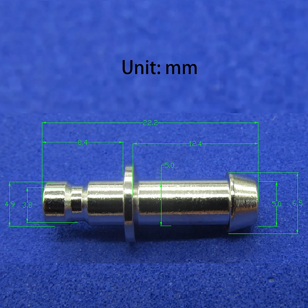 10 Sets NIBP Air Hose Adapter / Connectors - BP12 & BP15 Cuff Airway Metal Joints For Blood Pressure Monitors By Alpta