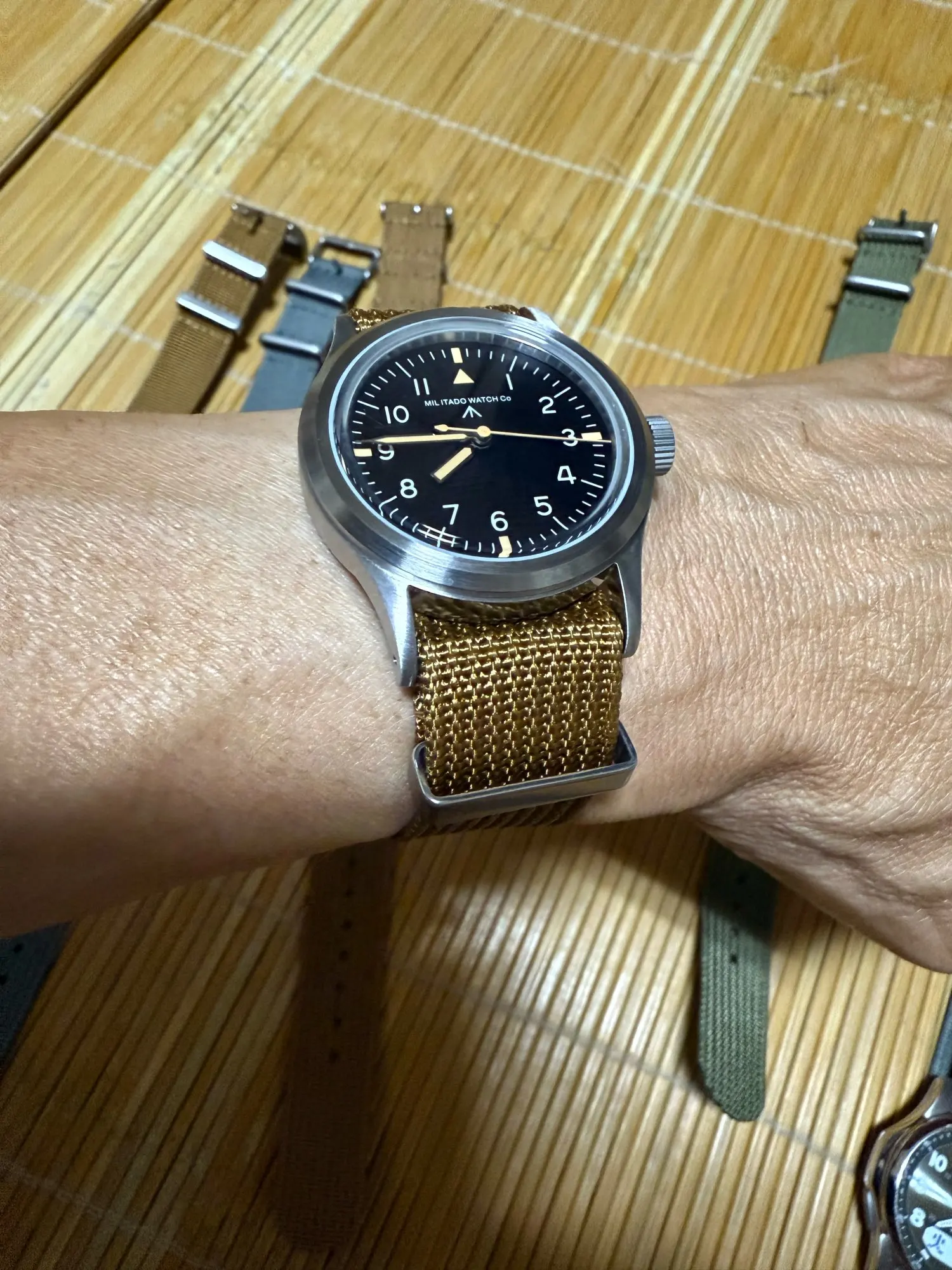 Militado ML14 36mm Watch VH31 Sweep Second Quartz Movement Watch