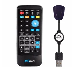 Universal Wireless USB Remote Control Mouse for Computers and Laptops (Black)