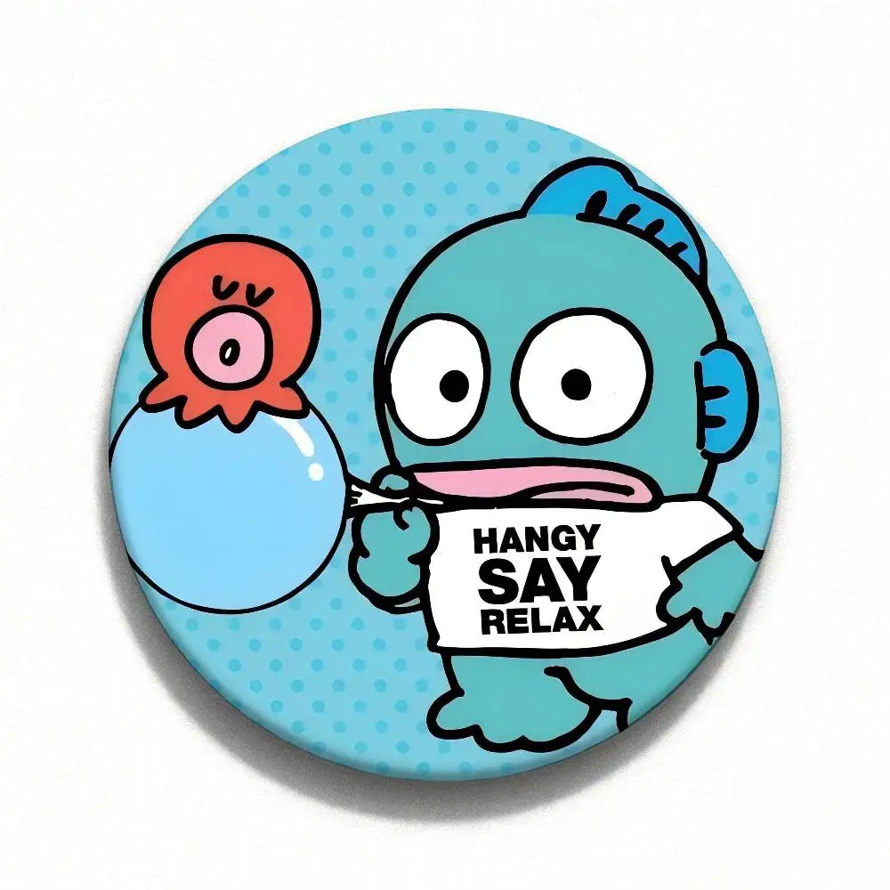 Handmade Hangyodon Cartoon Brooch – Cosplay Badge & Backpack Accessory