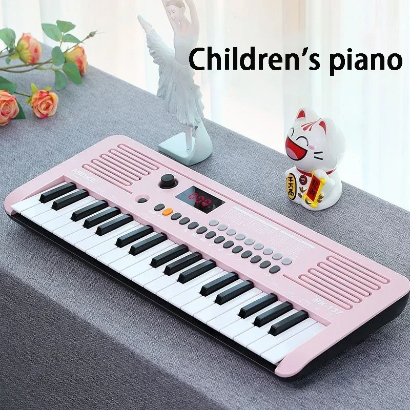 Portable Children's Electronic Organ 37 Keys Professional Keyboard Beginners Multifunctional Mini Kids Piano Musical Instruments