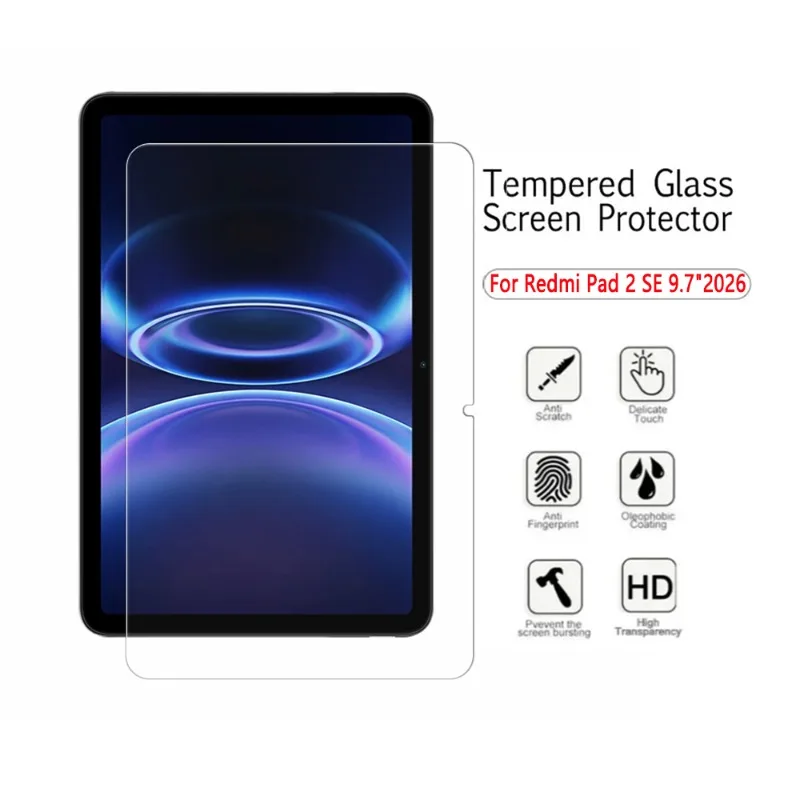 Premium Tempered Glass Screen Protector [2-Pack] - 9.7-Inch HD Anti-Scratch Film
