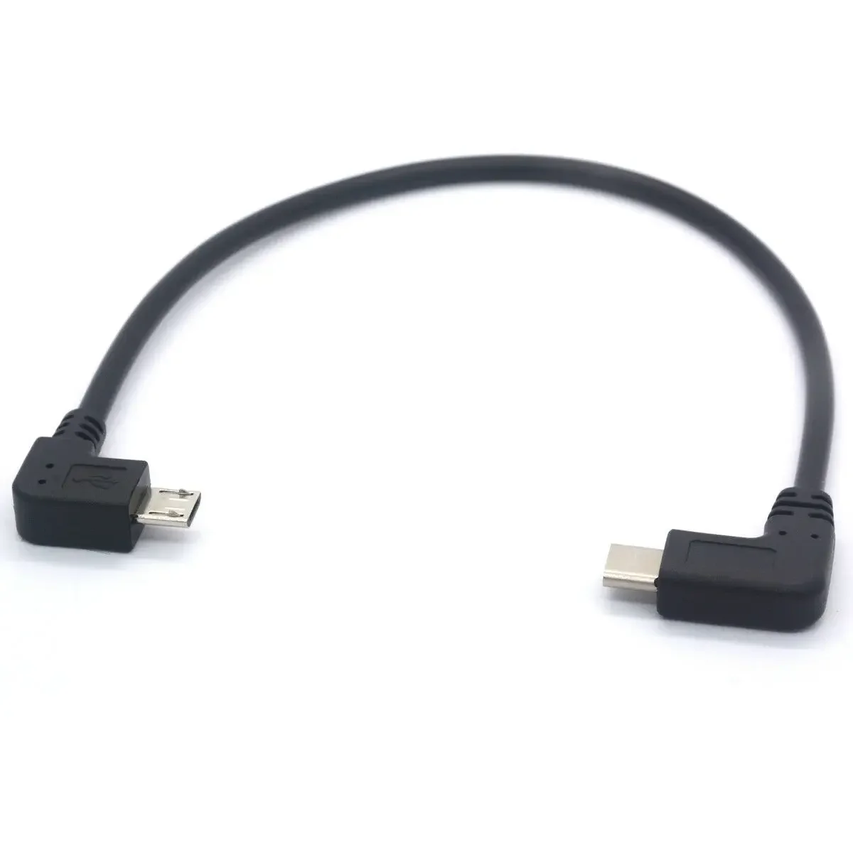 Type C to Micro USB Cable 90 Degree Micro 5 Pin Male to USB C Male Extension usb to type c adapter type c adapter charging cable adapter usb to micro usb adapter