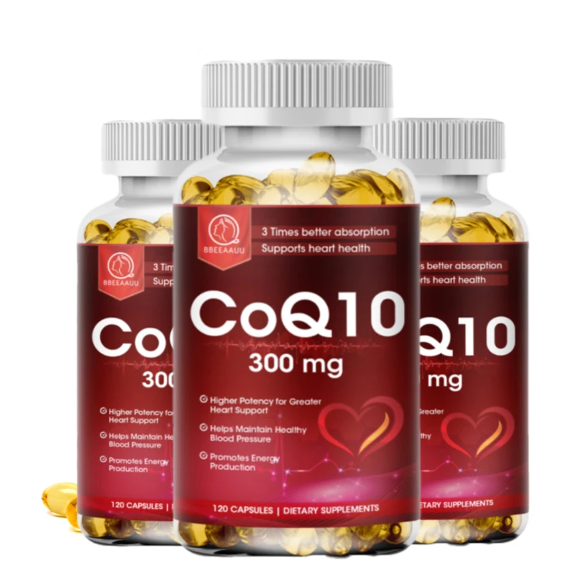 BBEEAAUU 300mg Organic Ultra High Absorption COQ10 Coenzyme Q10 Blood