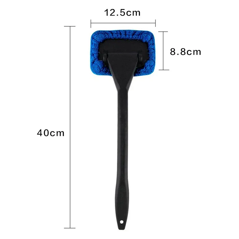 Window Cleaning Brush Car Windshield Cleaning Wash Tool Auto Glass Wiper Dust Removal Defogging With Long Handle