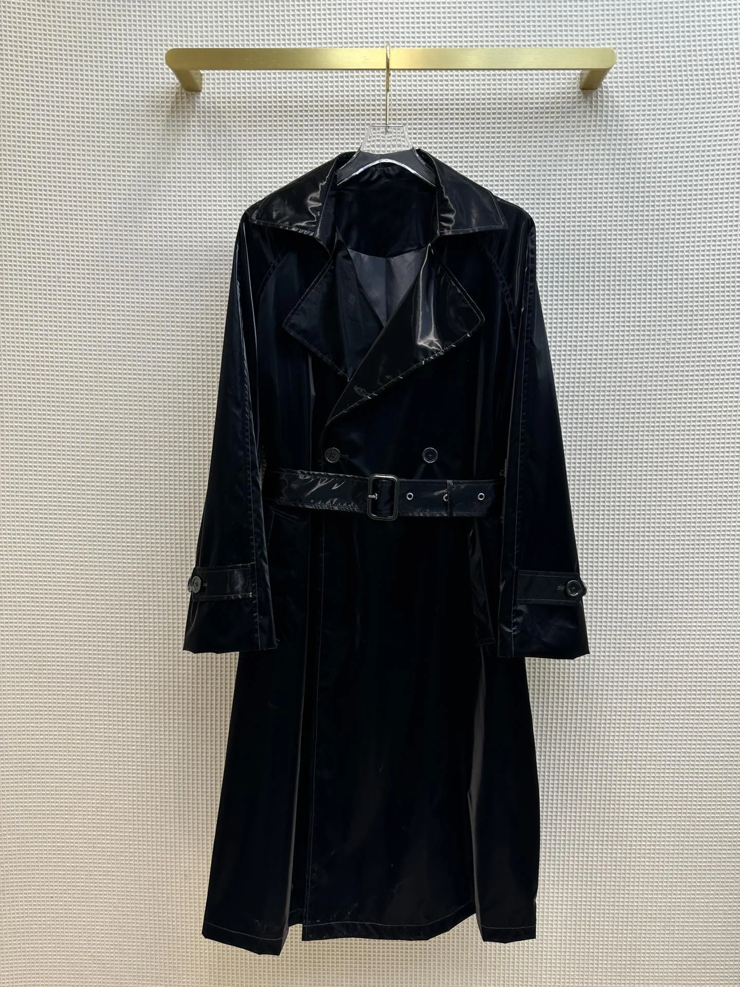 

2024 Women's Clothing High quality chic belted trench coat S5