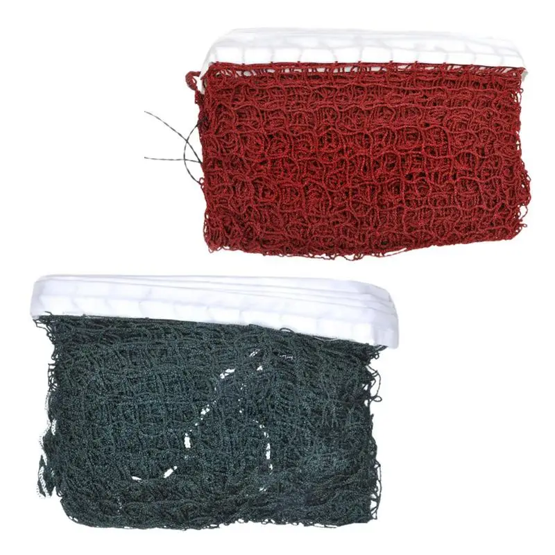 

Portable Badminton Net Strong Mesh High Strength Badminton Net Portable Tennis Net Foldable Badminton Equipment For Indoor