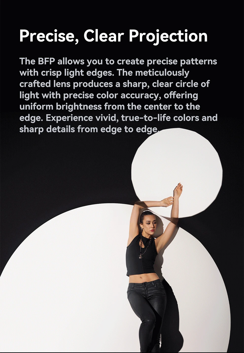 Description Picture 6 of itemGodox BFP Flash Projection Attachment 360° Rotatable Bowens Mount Craft Clear Spot Precise Shapes Studio Flash QT600III AD600Pro