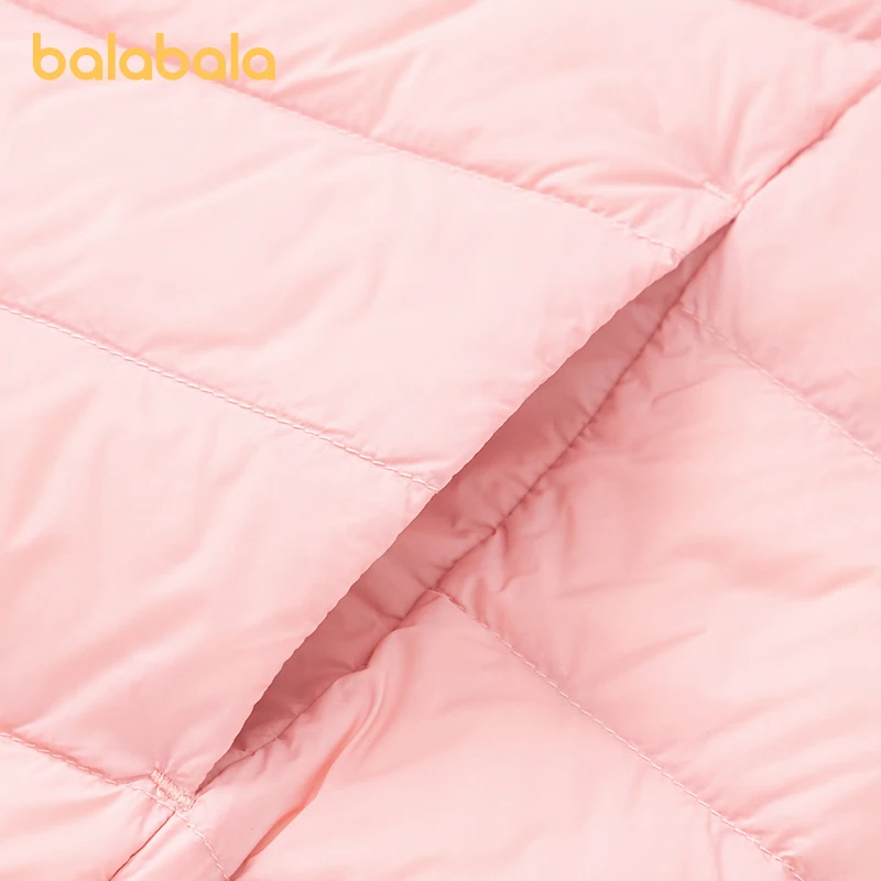 Balabala Toddler Unisex Boy Girl Down Vest Vest Winter Parent-Child Lightweight Solid Color