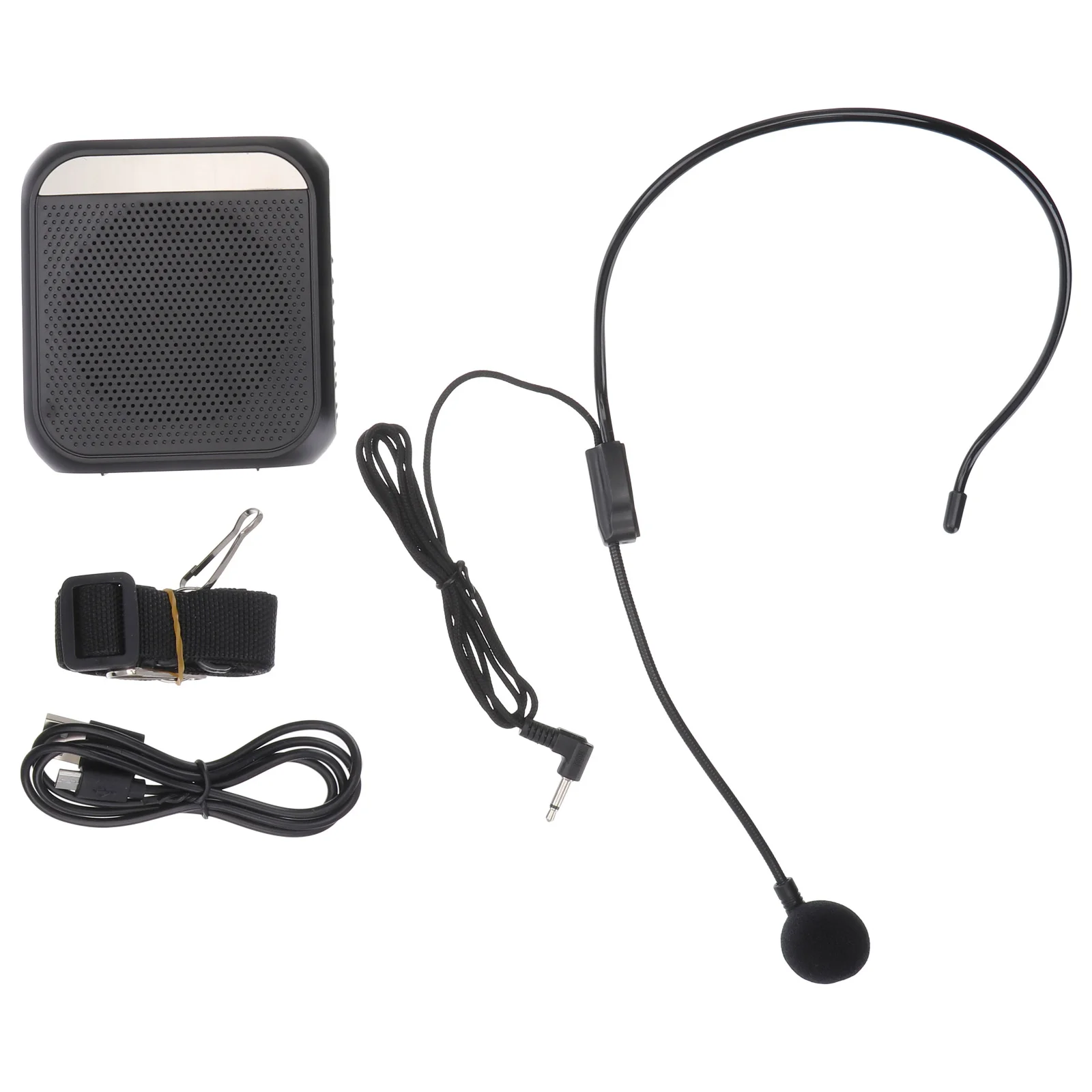 

Portable Voice Amplifier, 2200mAh Rechargeable PA System Speaker for Multiple Locations Such as Classroom, Meetings and Outdoors