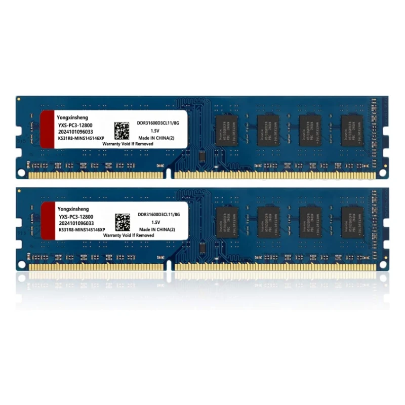 DDR3 2GB 4GB 8GB 1600MHz PC3-12800 DIMM 240 Pin Desktop RAM