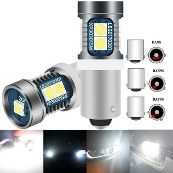 2PCS  Signal Lamp BA9S T4W Led Bulb BAX9S BAY9S H21W H6W LED Car Led Bulb Canbus Interior Light Dome Lamp  Parking Lights 12V 1