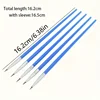100pcs Paint Brushes Set for Kids Acrylic with Flat Round Pointed Paint Brushes Craft Watercolor Oil Painting Brushes 2