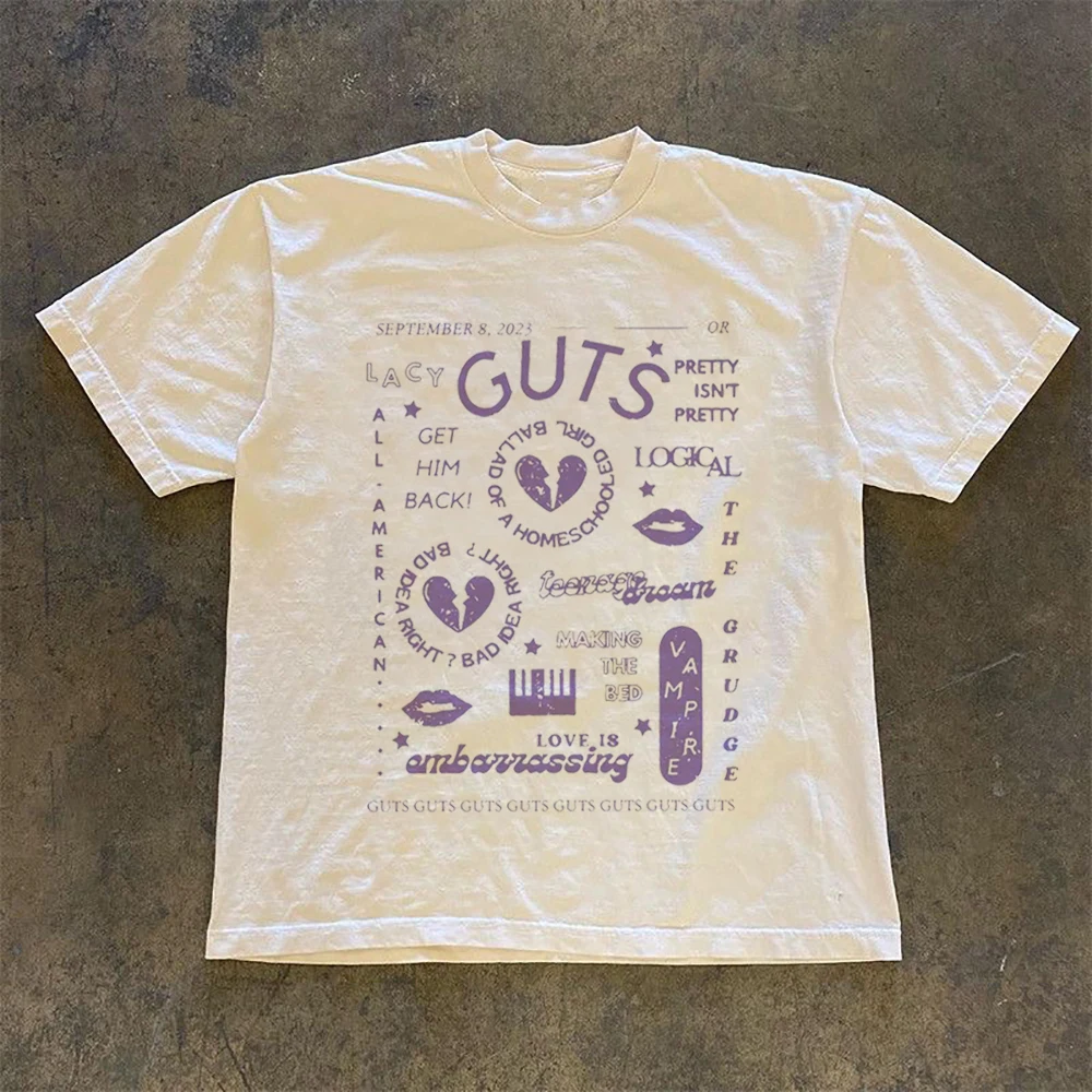 

Футболка в стиле Харадзюку с круглым вырезом, Модный стильный топ с принтом, милая уличная футболка с забавным повседневным принтом, лето 2024