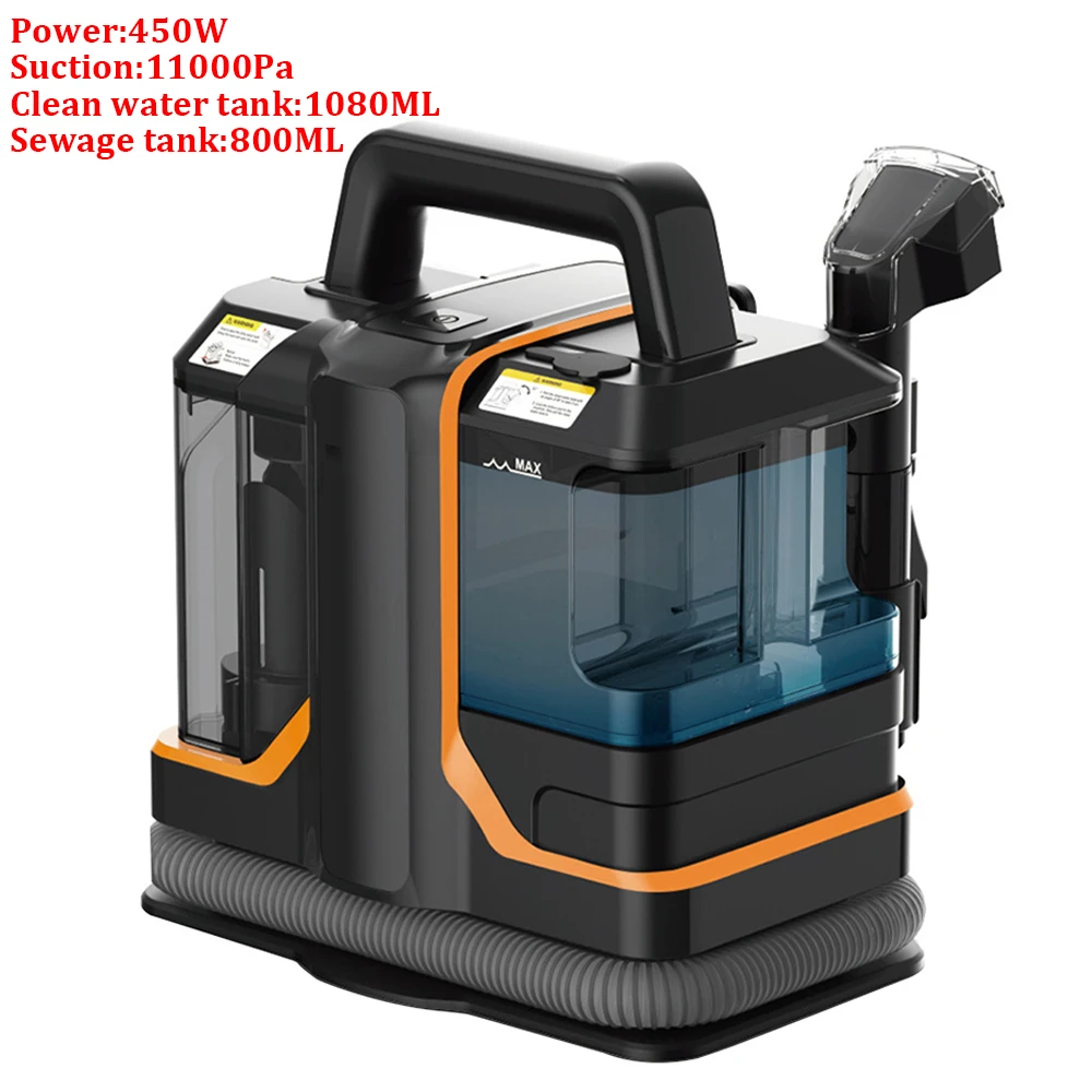 15KPA Tragbarer Teppichreiniger, 600 W, Hand-Fleckenreiniger, Sprühsauger, integrierte Reinigungsmaschine für Sofa, Tierhaar-Staubsauger – Detail 16