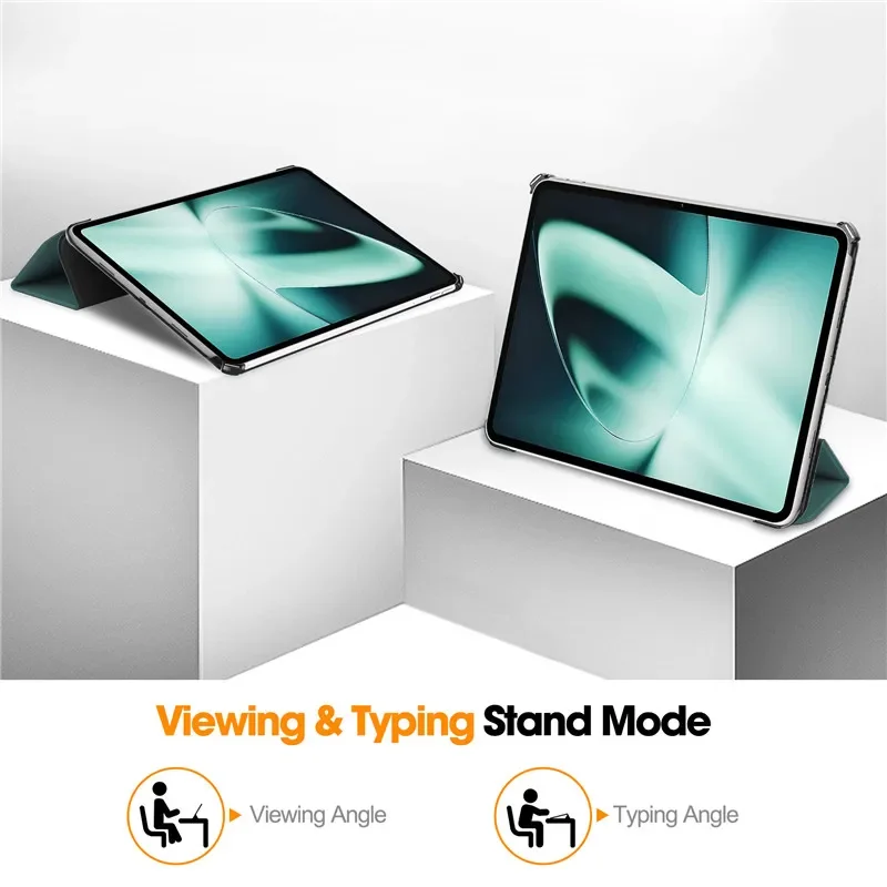 Enhanced Magnetic Tri-Fold Stand Cover with Smart Wake/Sleep Feature
