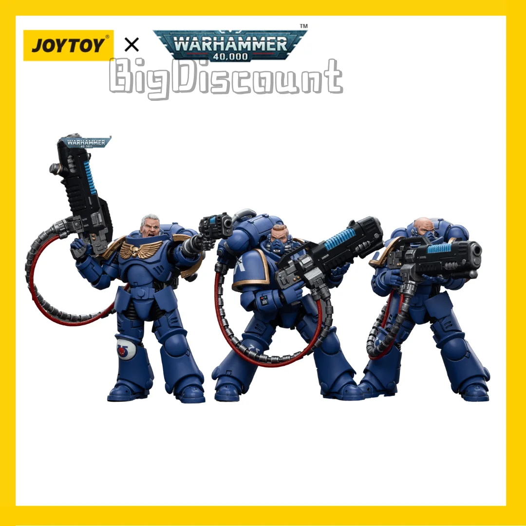 

[В наличии] экшн-фигурки JOYTOY 1/18 (3 шт./комплект), аниме игрушки hellбластера 40K, военная модель, бесплатная доставка