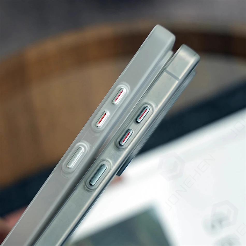Slim Matte Corrugated Magnetic Wireless Charging Case - Shockproof PC Cover