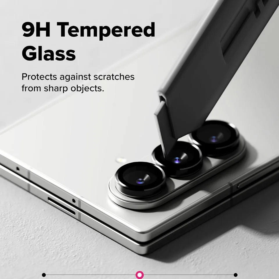Camshield Metal Glass Camera Film Rings - Enhanced Rear Lens Protector and Locator