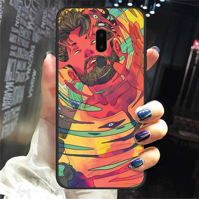 meizu phone case with stones black For Meizu Note 8 Case Cases For Meizu M8 Lite Note8 M8 Note Cover Phone Covers Bumpers Psychedelic Trippy Art best meizu phone cases Cases For Meizu