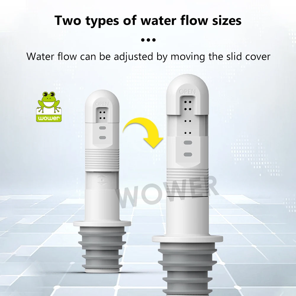 WOWER 2Pcs Portable Finger Bidets for Personal Cleaning Hygiene Care 8 Holes Control Water Volume Travel Shattaf Sprayer 3