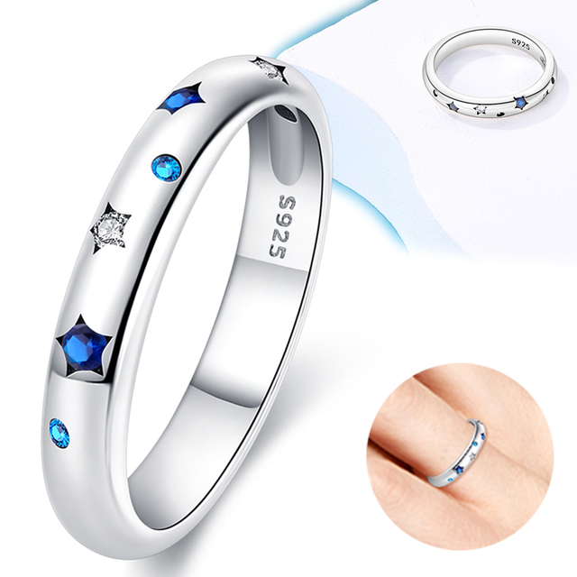 New Silver 925 Ring Stackable Infinite Heart Daisy Flower for Women Original Silver 925 Rings Brand Jewelry Gift