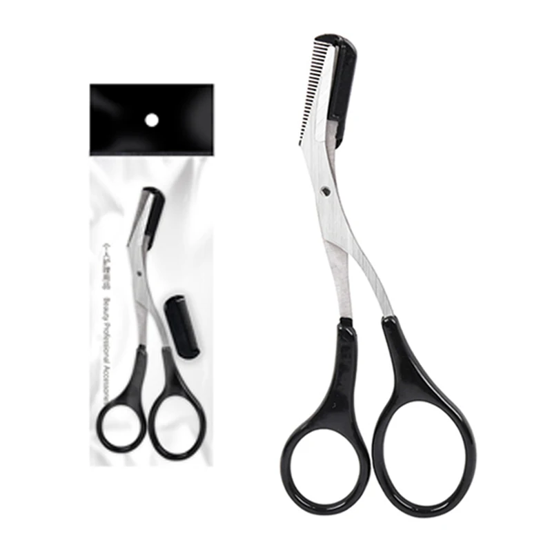 Eyebrow Trimmer 1Pc Eyebrow Trimmer Epilator Hair Comb For Eyebrows Hair Trimmer Eyebrow Scissors Makeup Tools Accessories Beauty Health