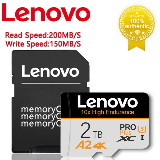 Lenovo 2Tb Memory Sd Card 1Tb 512Gb 256Gb Micro Tarjeta Sd Per Ps Vita 128Gb V30 Memoria Impermeabile Sd Per Telefono Nintendo Switch