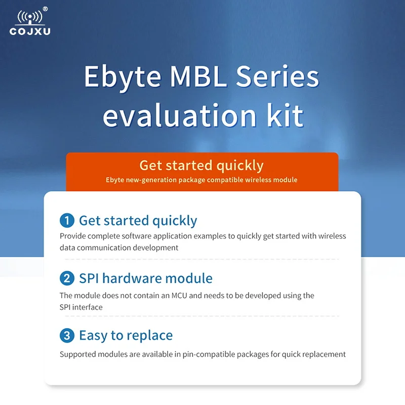 STM32 Development Testing Board Pre-soldered E77-900M22S COJXU E77-900MBL-01 USB Interface LoRa Module With Antenna