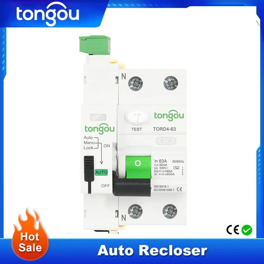 RCD RCCB Type AC Smart Automatic SelfReclosing Device Differential