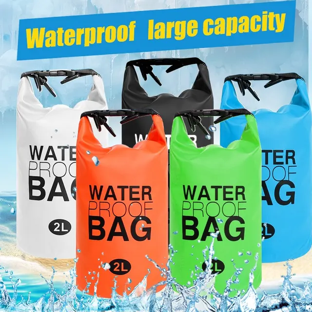 2 Liter Waterproof Dry Bag Storage Swimming Kayak River Hiking Float Sailing Canoe Diving Compression Backpack 2