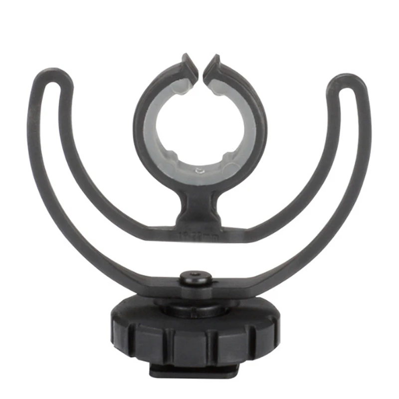 

On Camera Microphone Shock Mount Holder Bracket Silicone Hot Shoe Shock Mount Anti-Vibration Suspension Shock Mount Holder Clip