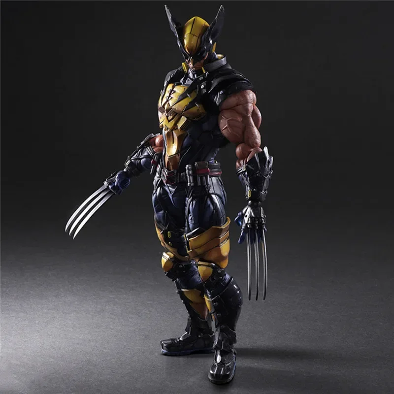 play-arts-marvel-x-men-wolverine-action-figure-decoration-collectible-model-toys-for-children-pvc-material-collectable-gifts