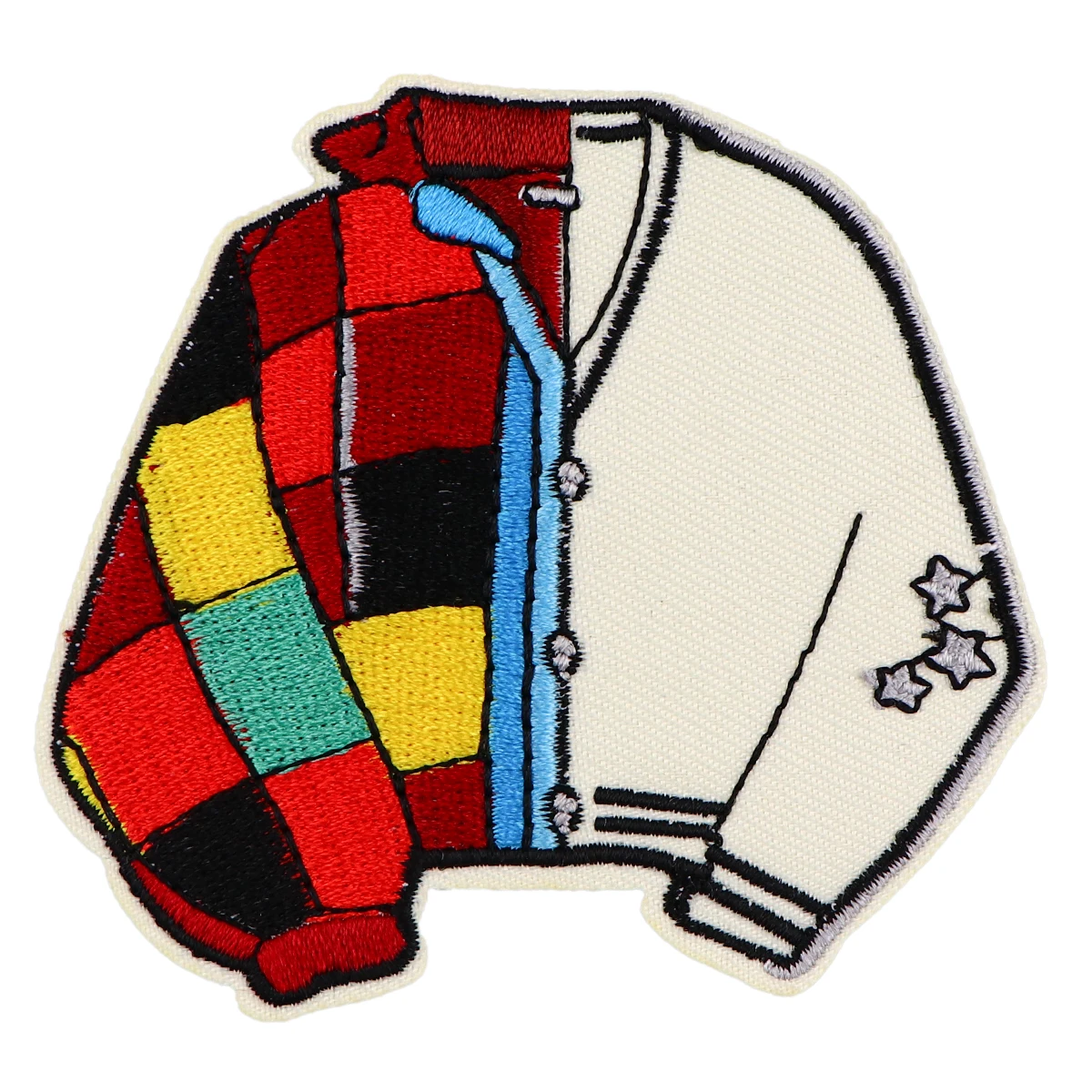 

Cartoon Embroidered Patches for Clothing Patches on Clothes Stickers Iron on Patches Stripes DIY Appliques