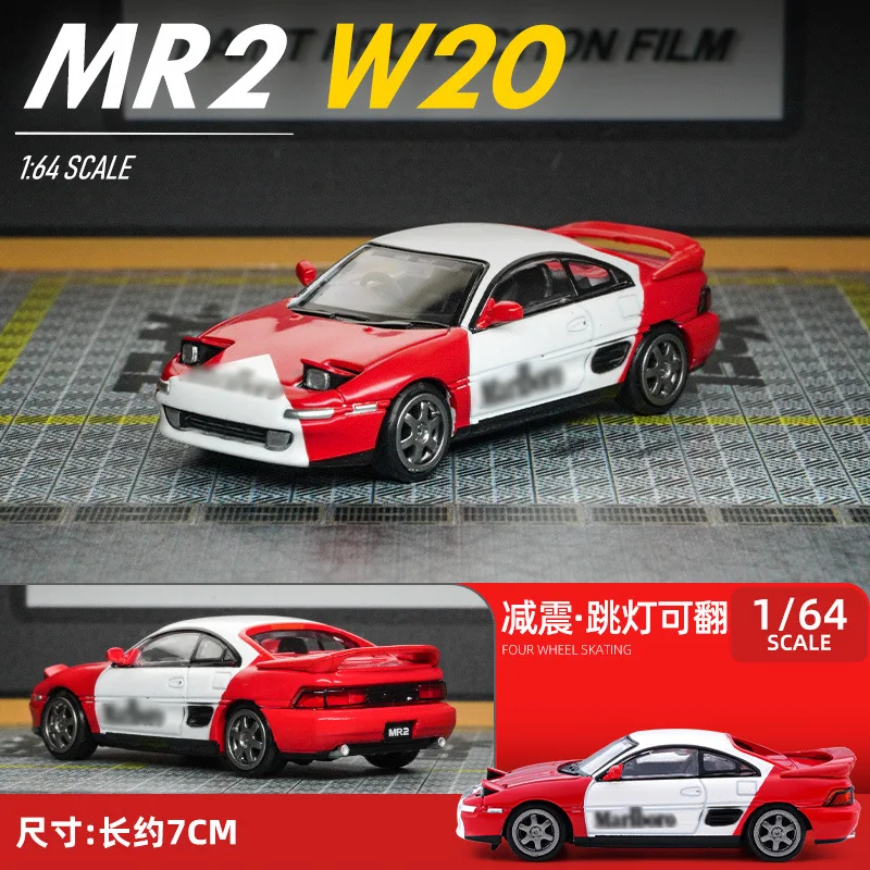 1:64 Toyota MR2 W20 Sports Car Alloy Simulation Small-scale Car