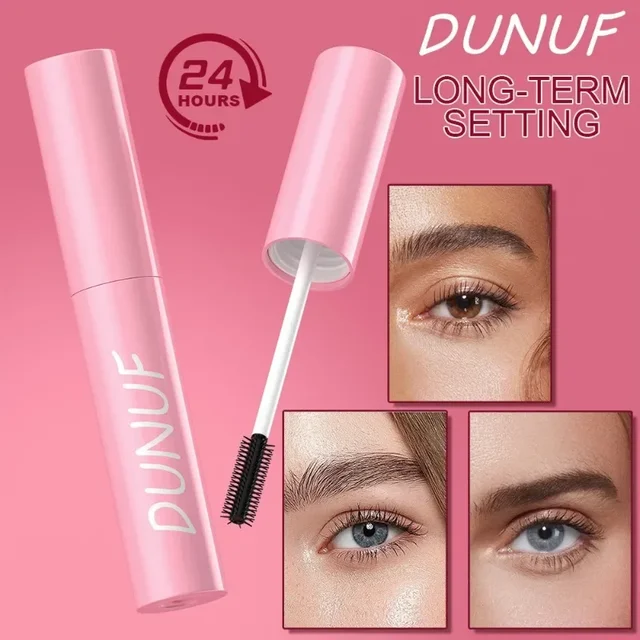 Gel impermeabile a lunga durata Crema per lo styling delle sopracciglia Balsamo per ciglia Liquido trasparente Curling Impostazione Gel per sopracciglia resistente al sudore 24 ore 1