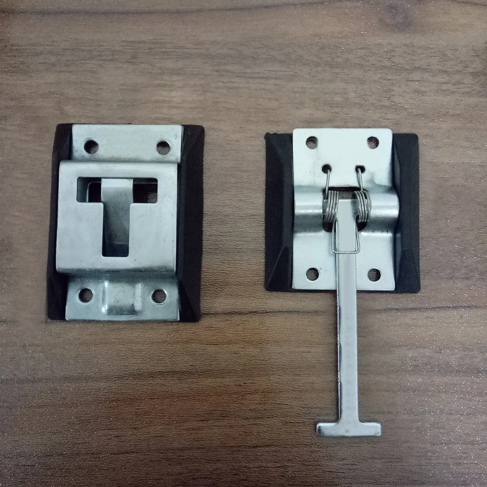 

2 Sets Door Air Hook Rv Latches and Catches Holder Replacement Lock Slide Trailer Handle Wind