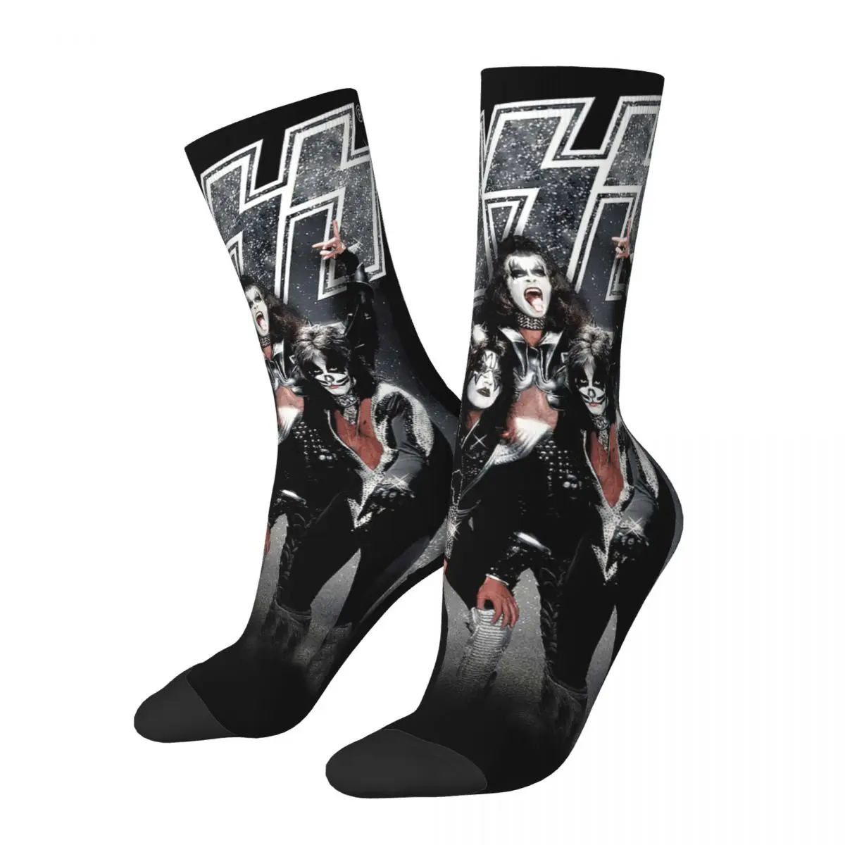 

Kiss Metal Shine Adult Socks 3D Print Unisex Socks Men Socks Women Socks