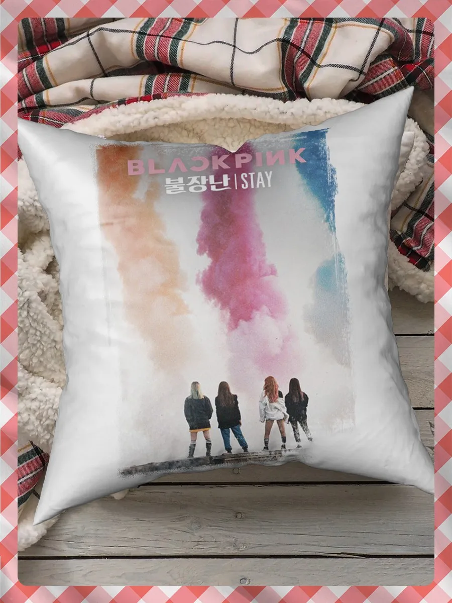 Pillow for sleep pillows printed BLACKPINK (блэкпинк K-pop girl group Fox джису розэ Jenny)-3089 pillow case gift |